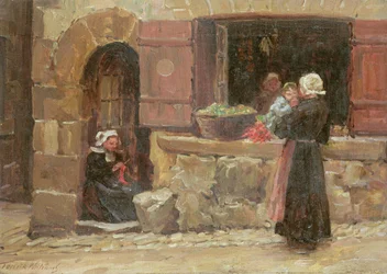 Une petite boutique, Quimperlé, Bretagne